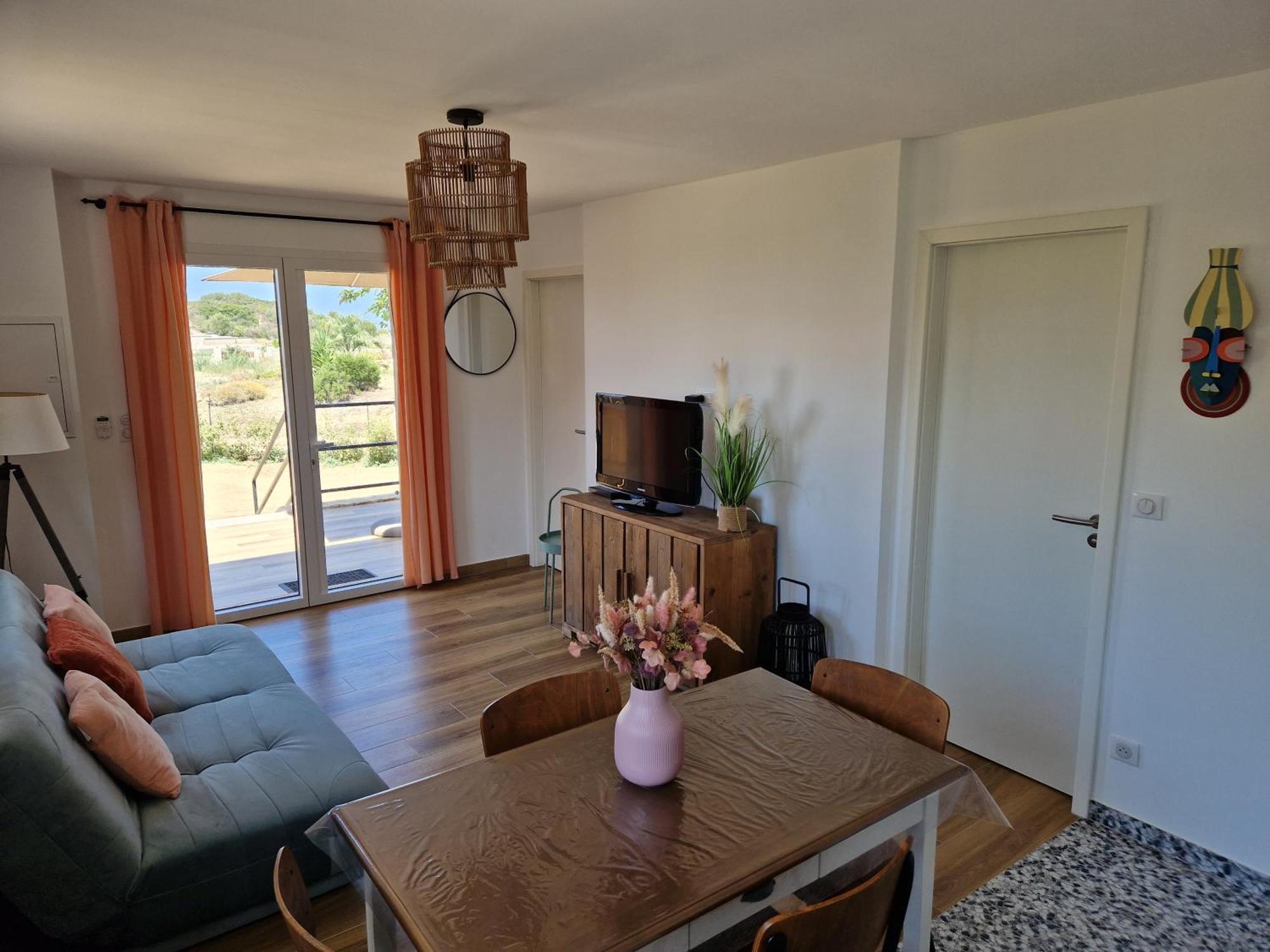 T2 Neuf Climatise Dans Villa A Corbara Buitenkant foto